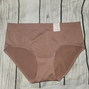 Auden Brown Seamless HIPSTER Underwear 1X